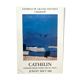 Exhibition poster by Bernard Cathelin, Chapelle du Grand Couvent, Cavaillon, 1980