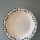 Set of 3 round dishes XIXth, Boch Frères Keramis, Trifolium model