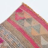 Soft Pink Vintage Runner Rug, 91x304Cm