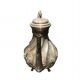 Silver-plated metal teapot