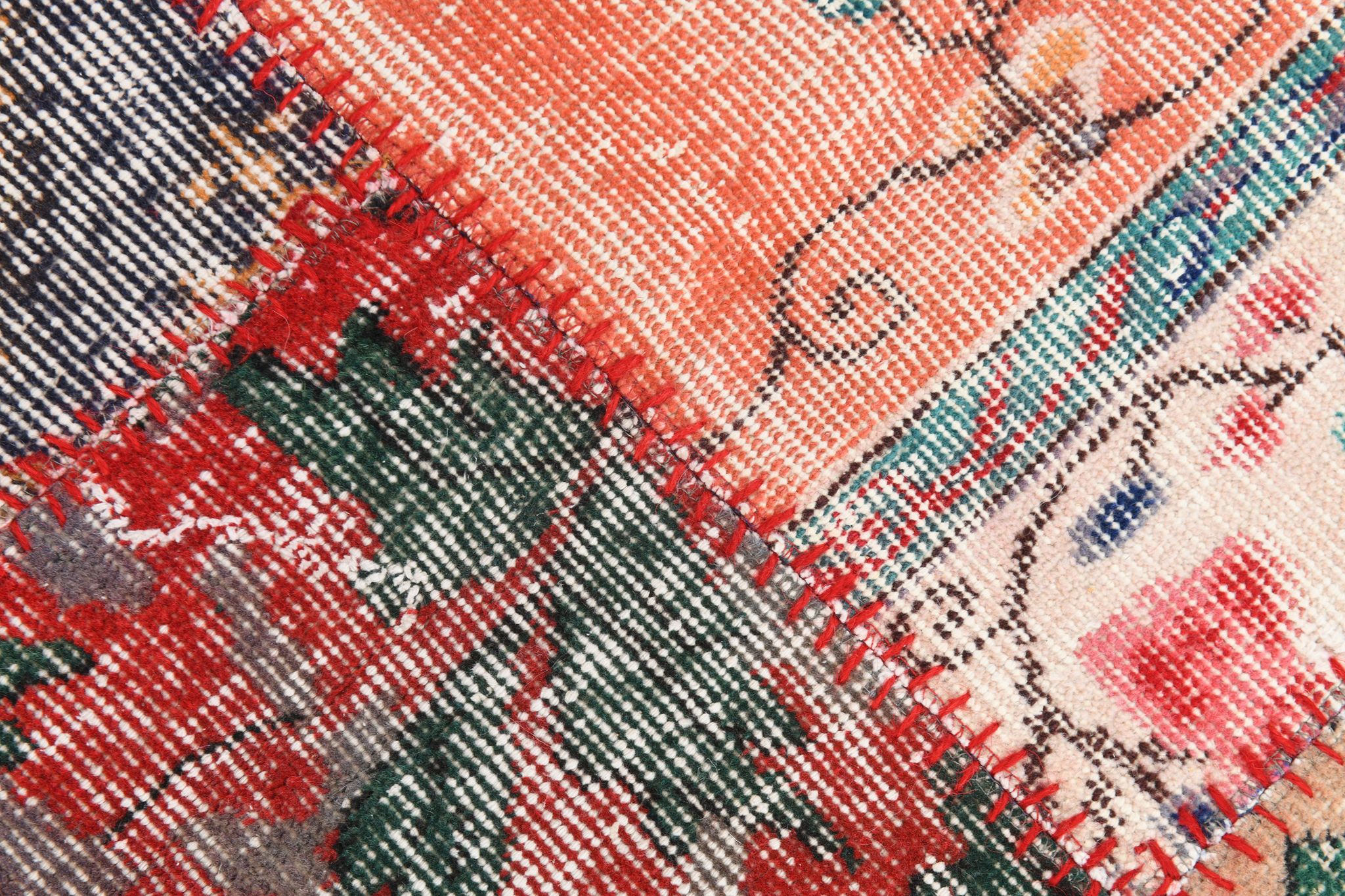 Distressed turkish rug 302x215cm