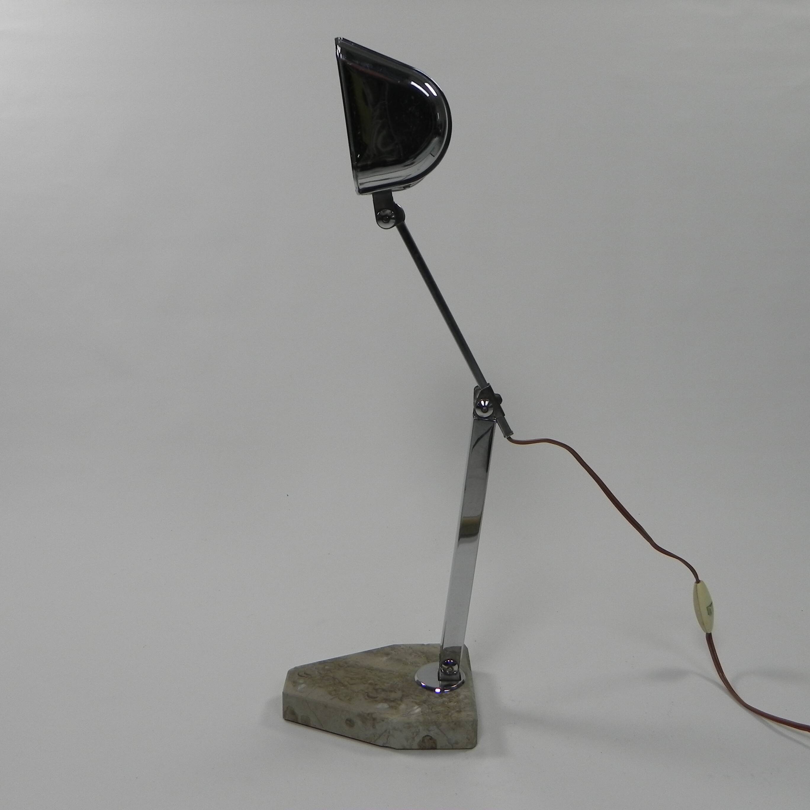 Lampe de bureau française, Fare Lampe Pirouette, années 1930