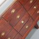 Antique English oak and glass counter/display cabinet, circa 1920-1930