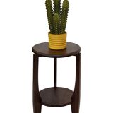 Art Deco Side Table Plant Table Oak 1950s Design
