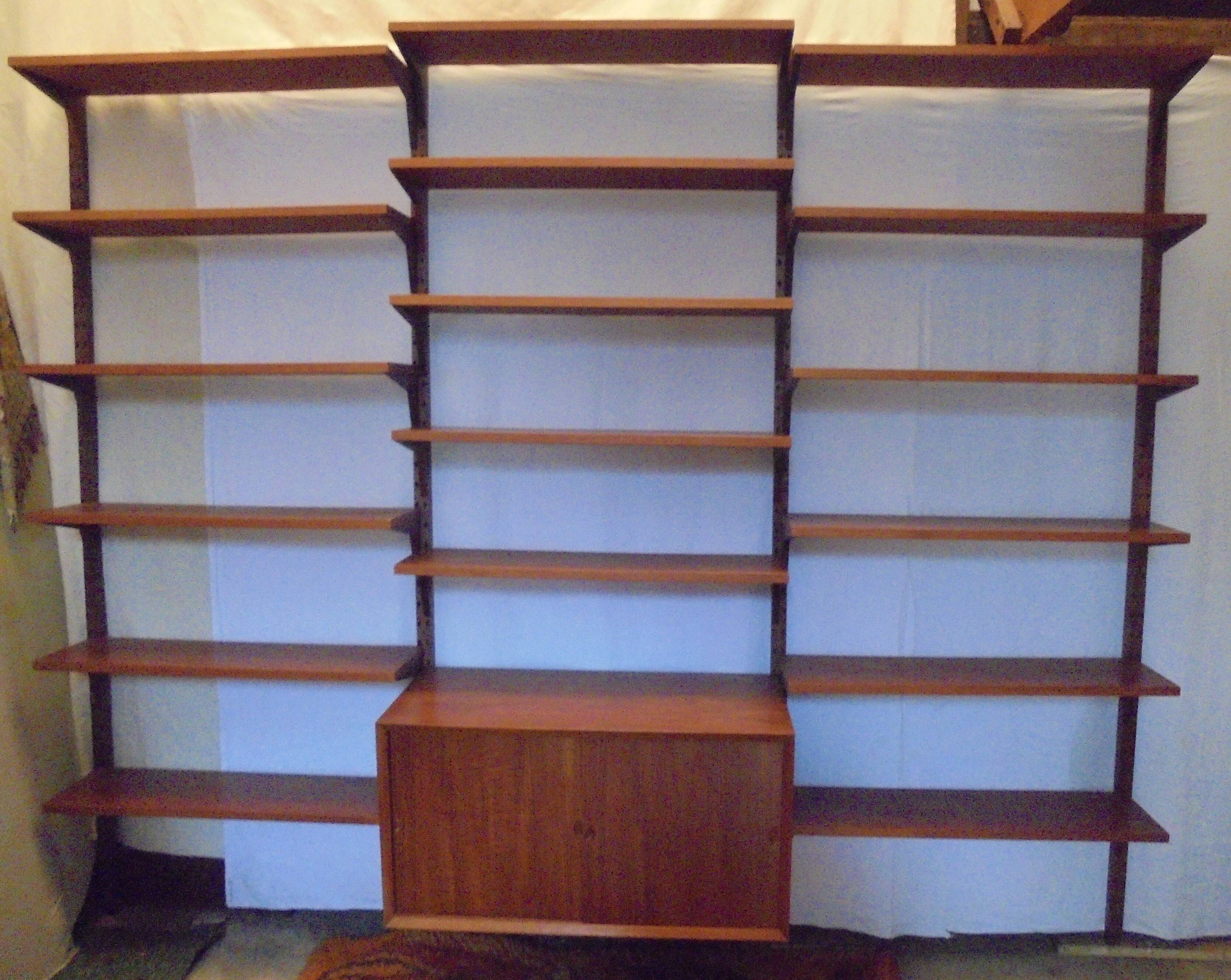 Danish modular library furniture by Poul Cadovius from the 60s