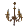Bronze chandelier Lucien Gault
