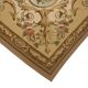 Handmade European Vintage Aubusson Kilim 263 cm x 334 cm
