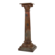 Antique carved wood Corinthian Column or pedestal, France ca. 1890