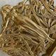 Vintage brass mail door