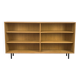 Vintage Oak Book Shelf from Wk Möbel, 1970s