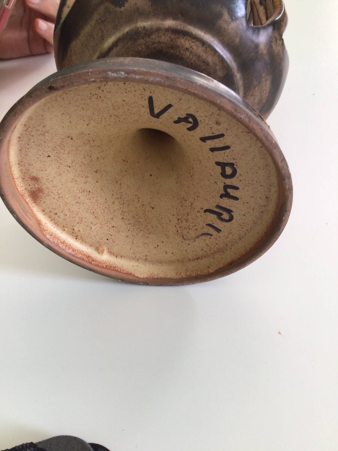 Ceramic candle holder