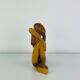 Sculpture thinker in teak, Scandinavian style