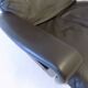 Strässel King chair brown leather armchair by Andre Vandenbeuck for WK