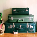 Small green suitcase