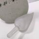 Handmade Scavo Glass Bottle / Vase by Luigi Mellara, Italy