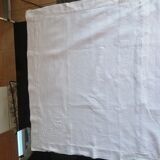 Linen pillowcase embroidered and monogrammed
