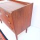 Teak chest of drawers in Danish style, 1960s/70s, retro/vintage style, dating from the mid-20th century.
