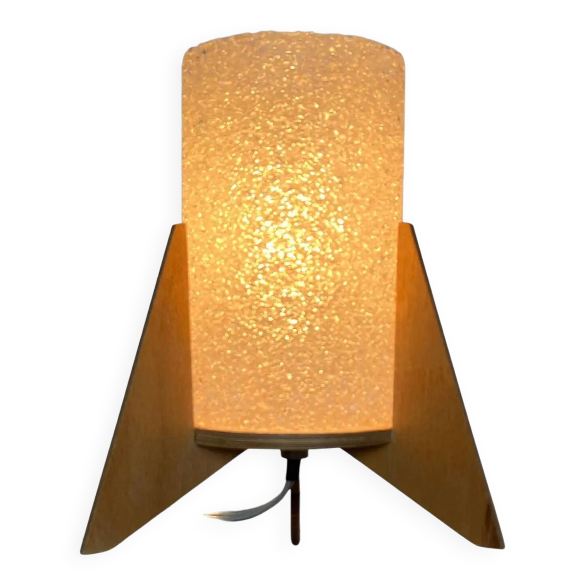 Space age table lamp rocket by Pokrok Zilina, 1970s