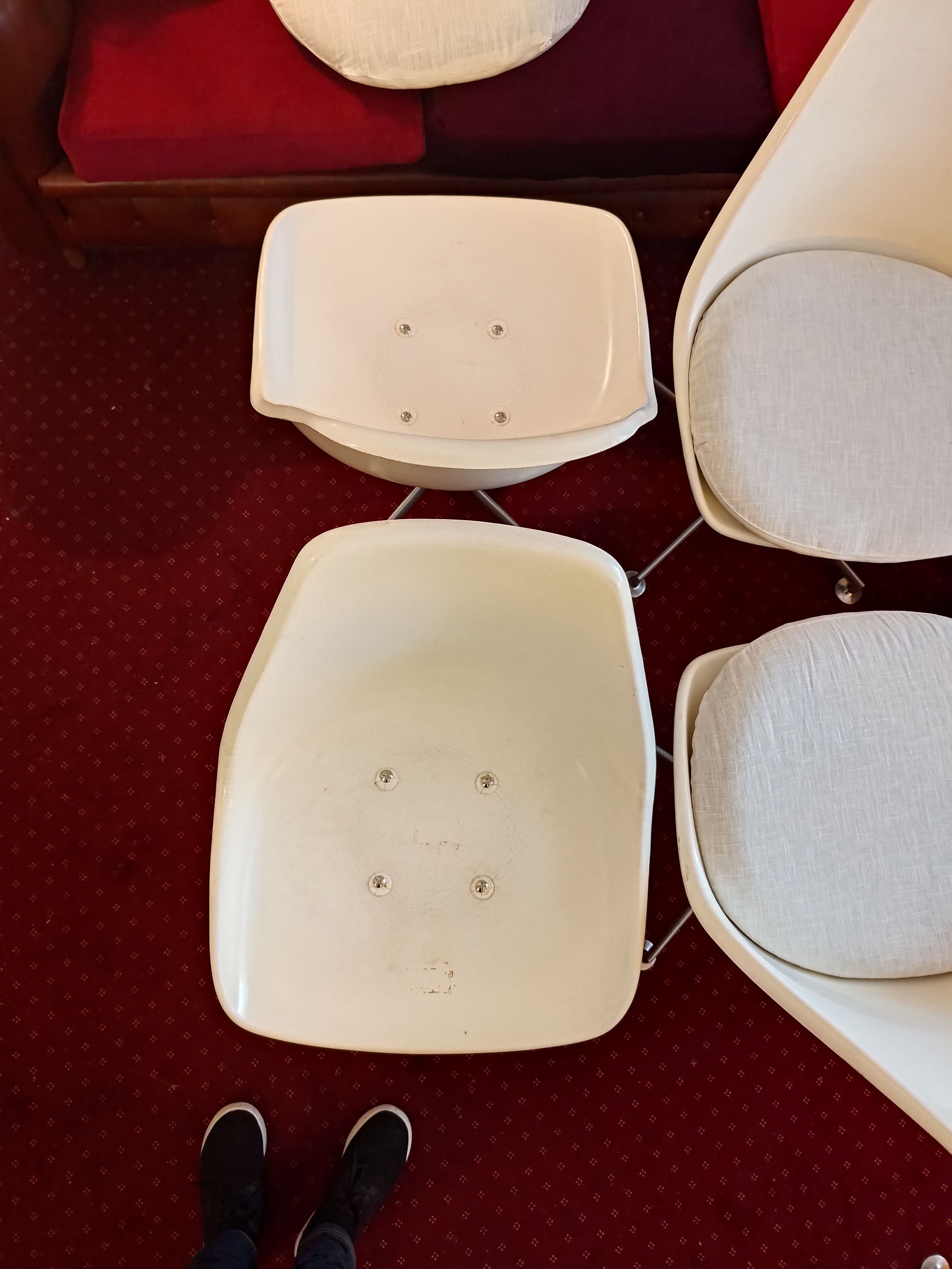 Set of 4 chairs Arkana model 116 by Maurice Burke