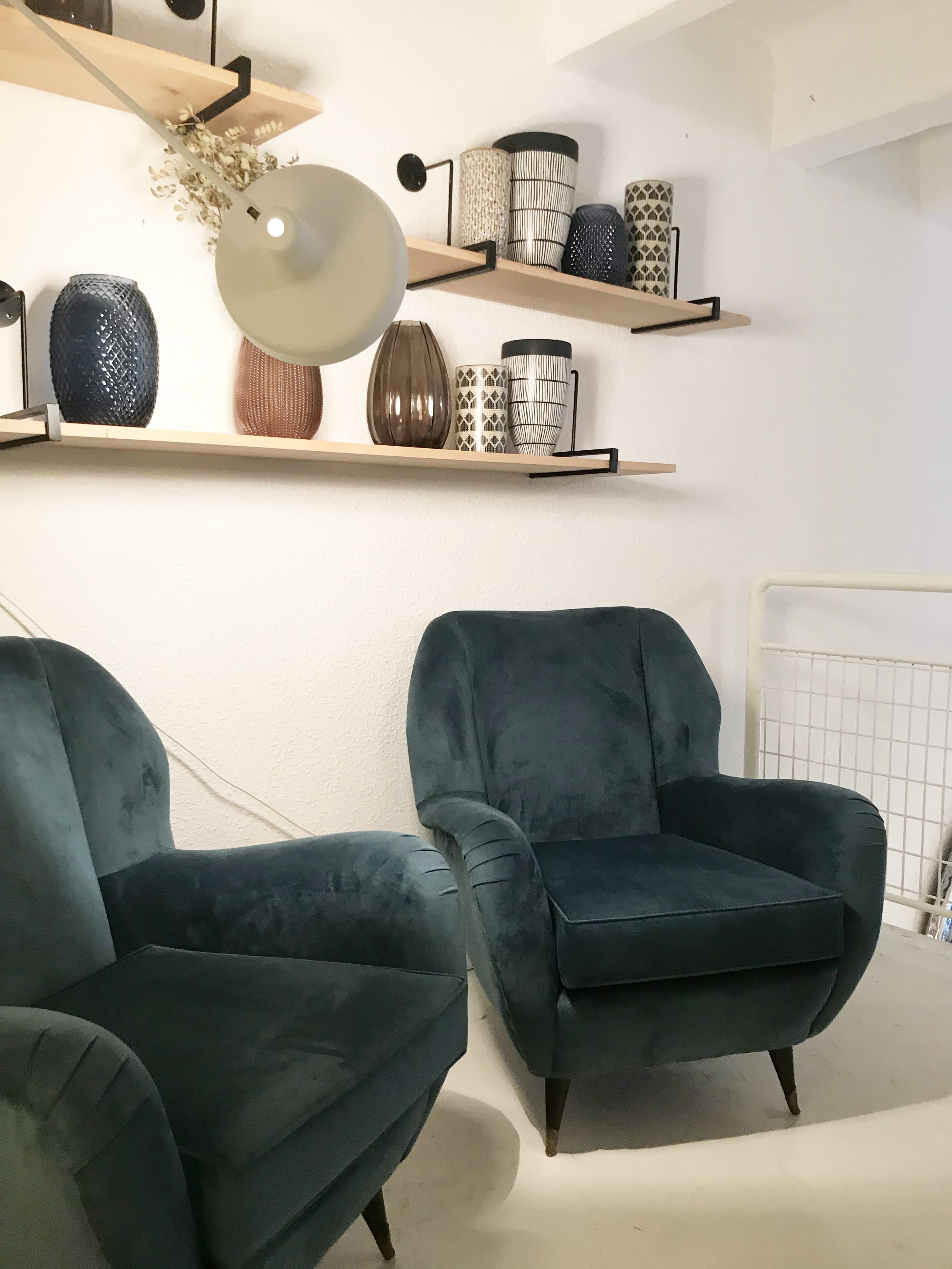 Pair of chairs Italian circa 50