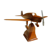 Avion en bois Art Déco années 30/40