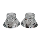 Pair of candle holders, vintage photophores, Knut and Marianne Hagberg design