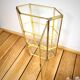 Vitrine verre & laiton
