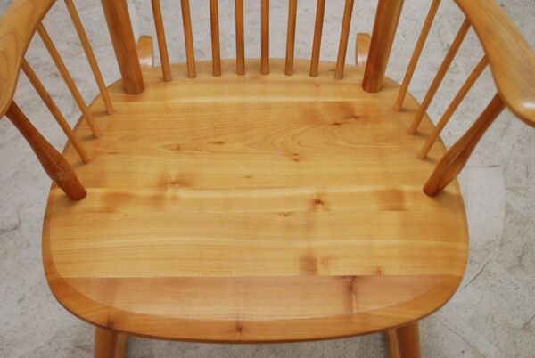 Rocking chair Wingback  par Albert Haberer pour Hermann Fleiner