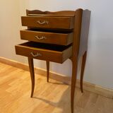 Bedside table XV solid wood mahogany