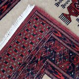 Tapis coureur vintage ouzbek Bukhara fait main en laine – 61 x 190 cm – Ann