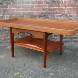Scandinavian teak coffee table