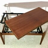Lifting coffee table Smorrebrod 1960's