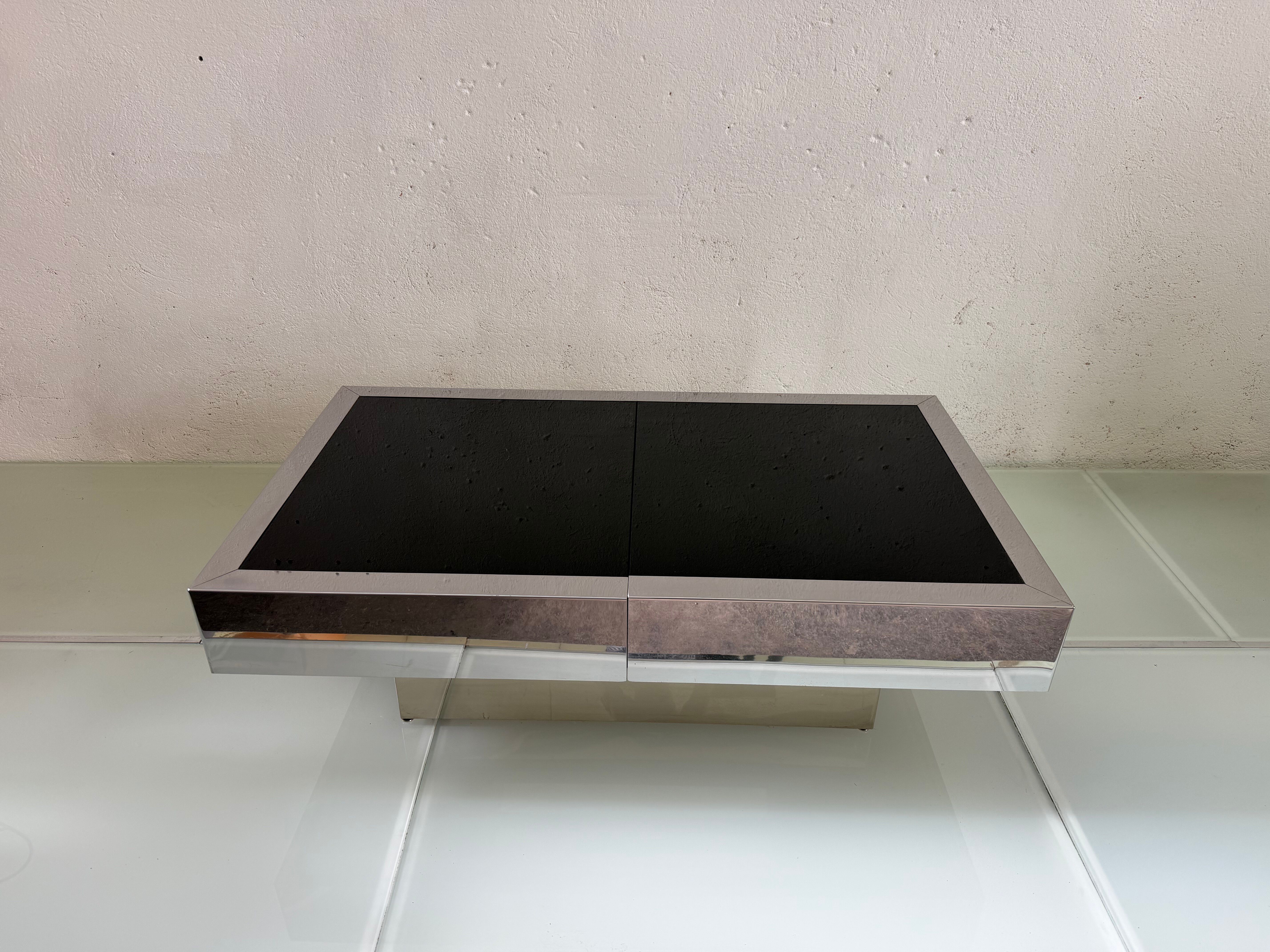 Table basse bar Willy Rizzo