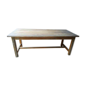 Table campagnarde vintage en pin