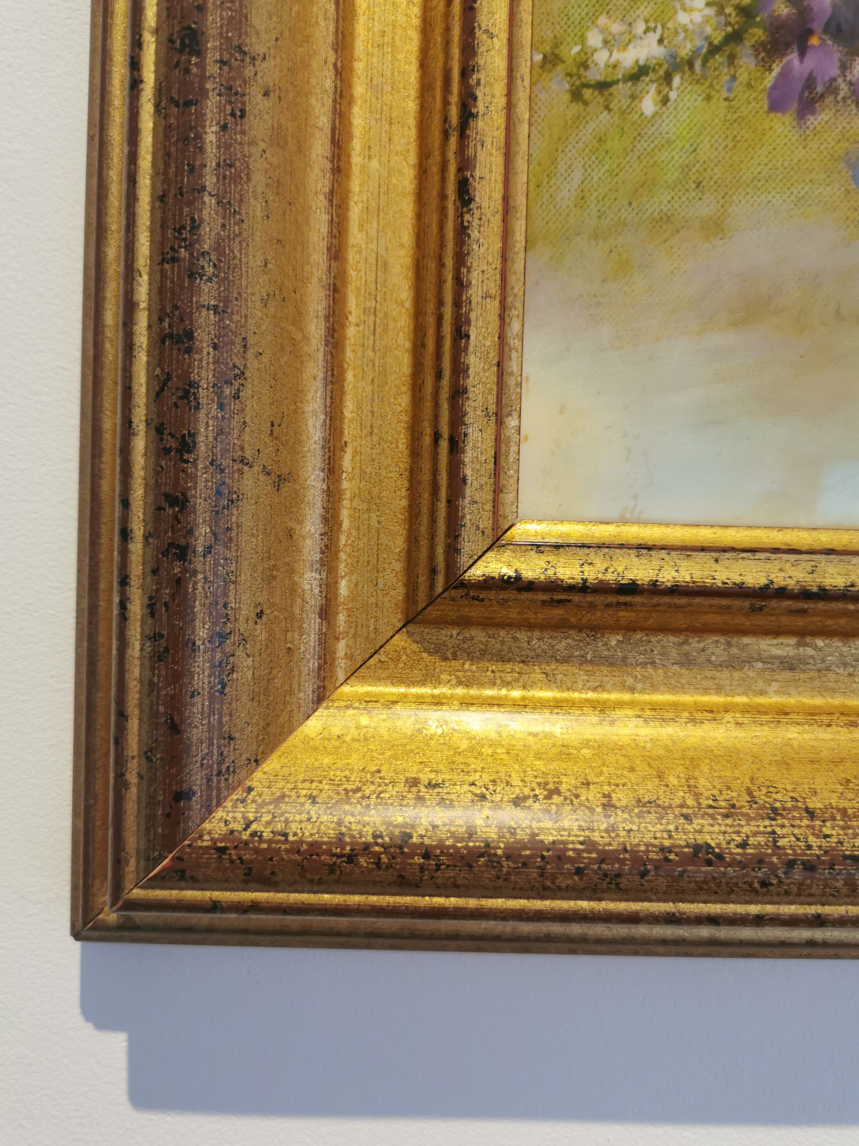 Painting bouquet of flowers CADIOU