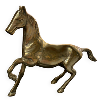 Brass horse