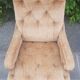 Large padded toad armchair