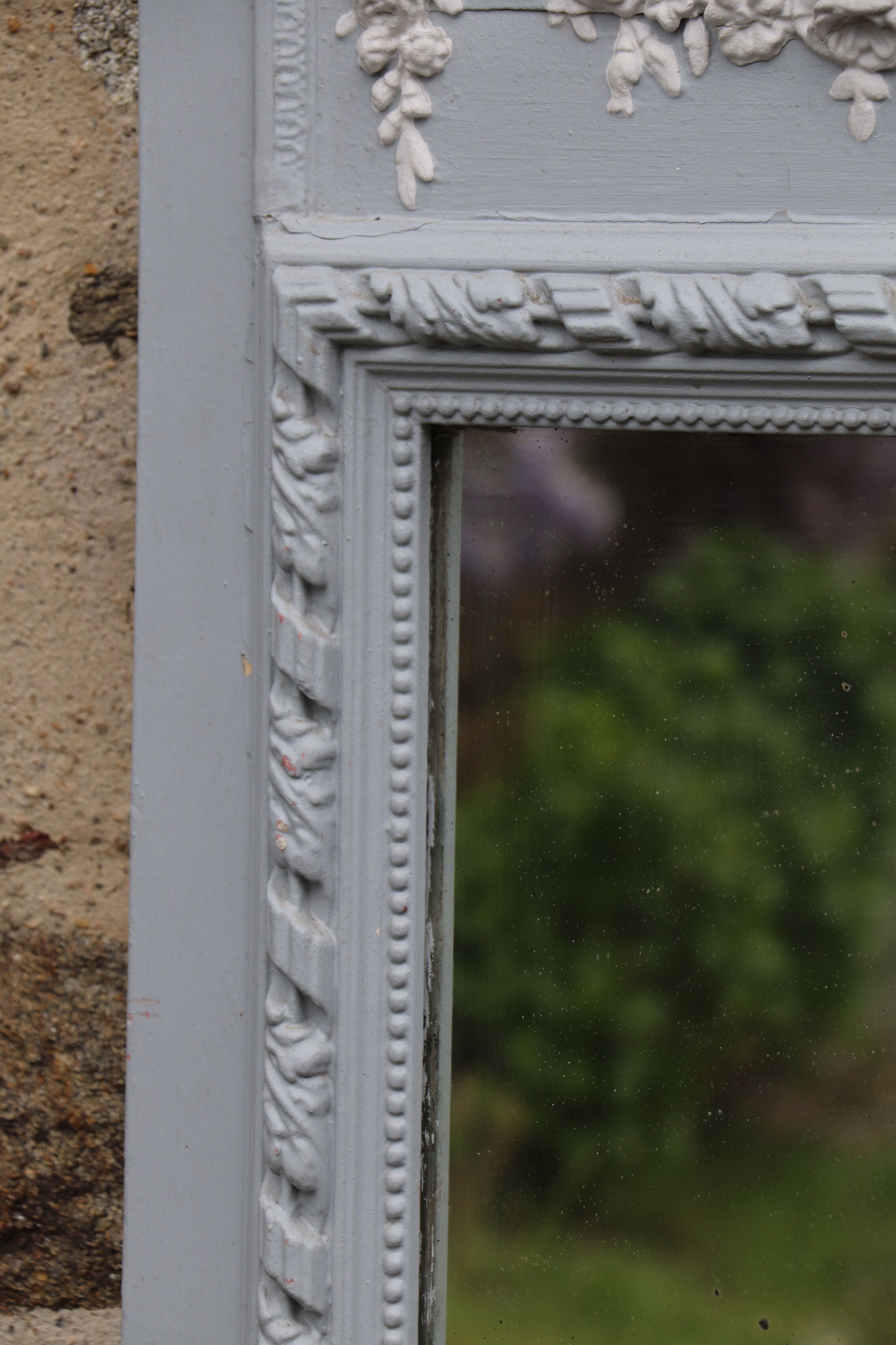 Ancient trumeau - mirror 157x105cm