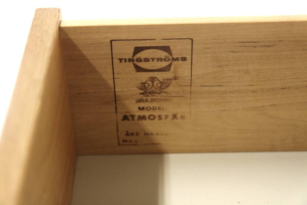 Set de 2 tables de chevet "Atmosfär", Åke Hassbjer, Tingströms, Suède, 1960