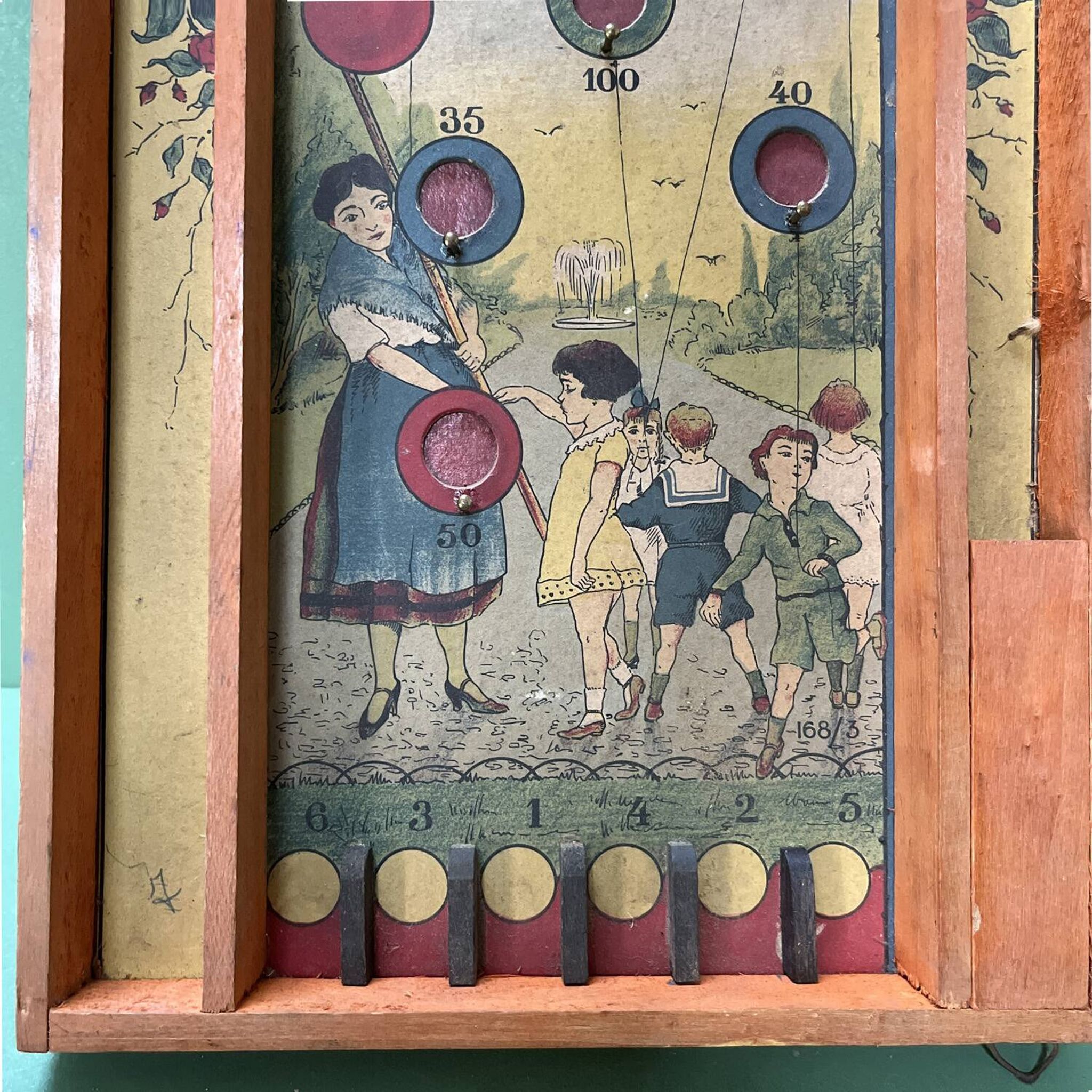 Jouet flipper années 20