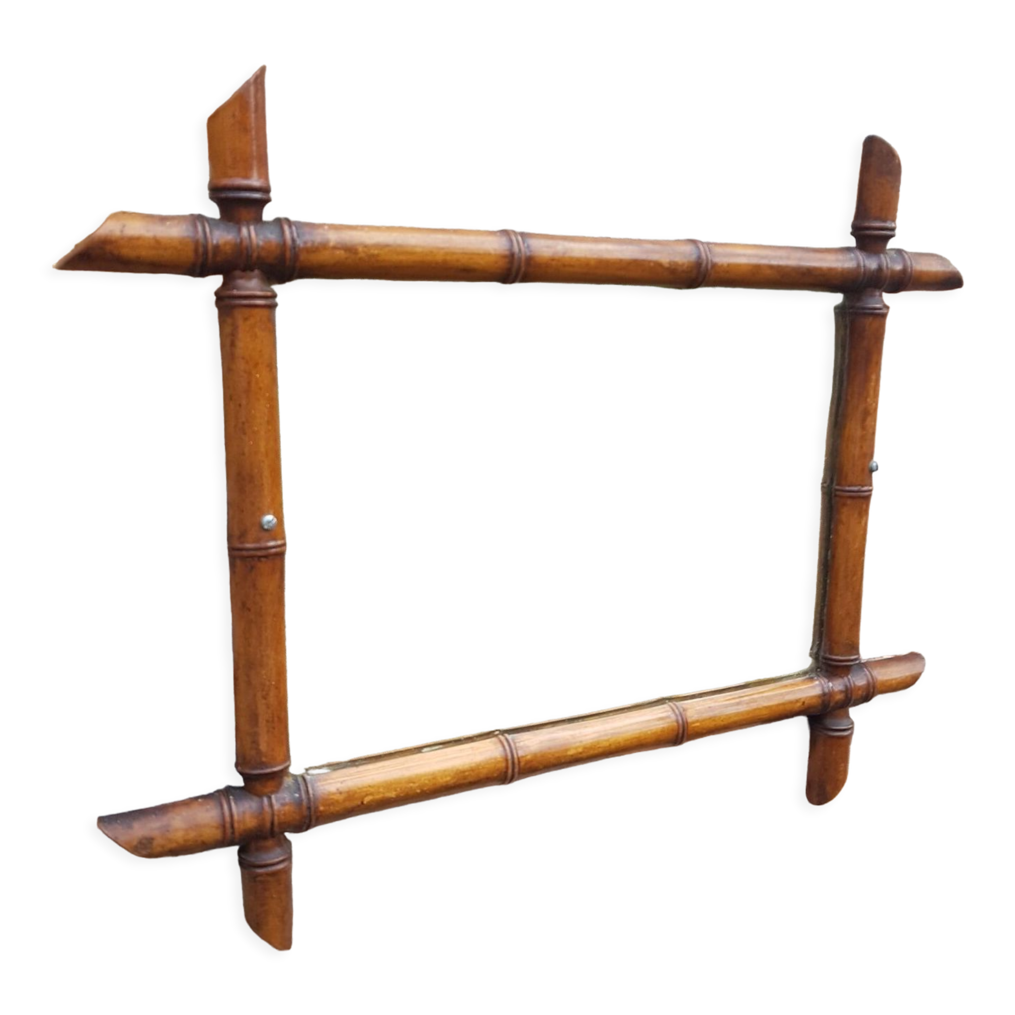 Mirror style bamboo period 1920 56x44cm