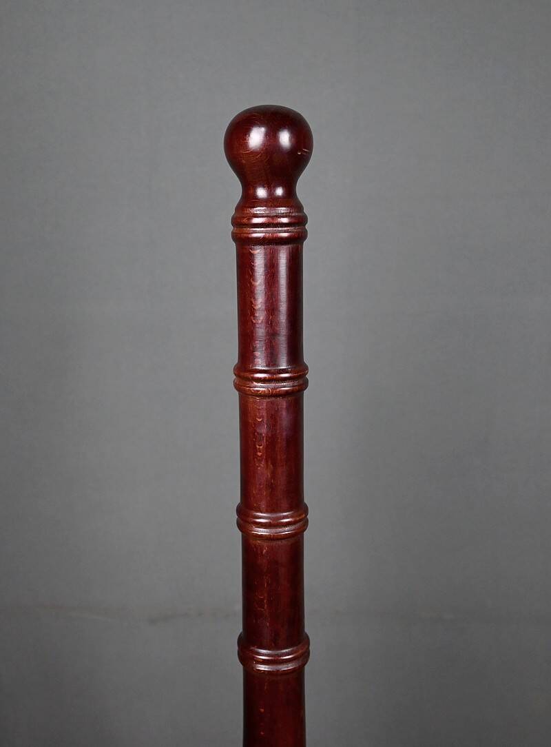 Library Staircase in Stained Beech – 20th Century