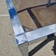 Chrome and smoked glass coffee table from the 70s.