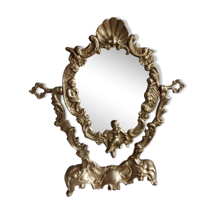 Psyché laiton rococo