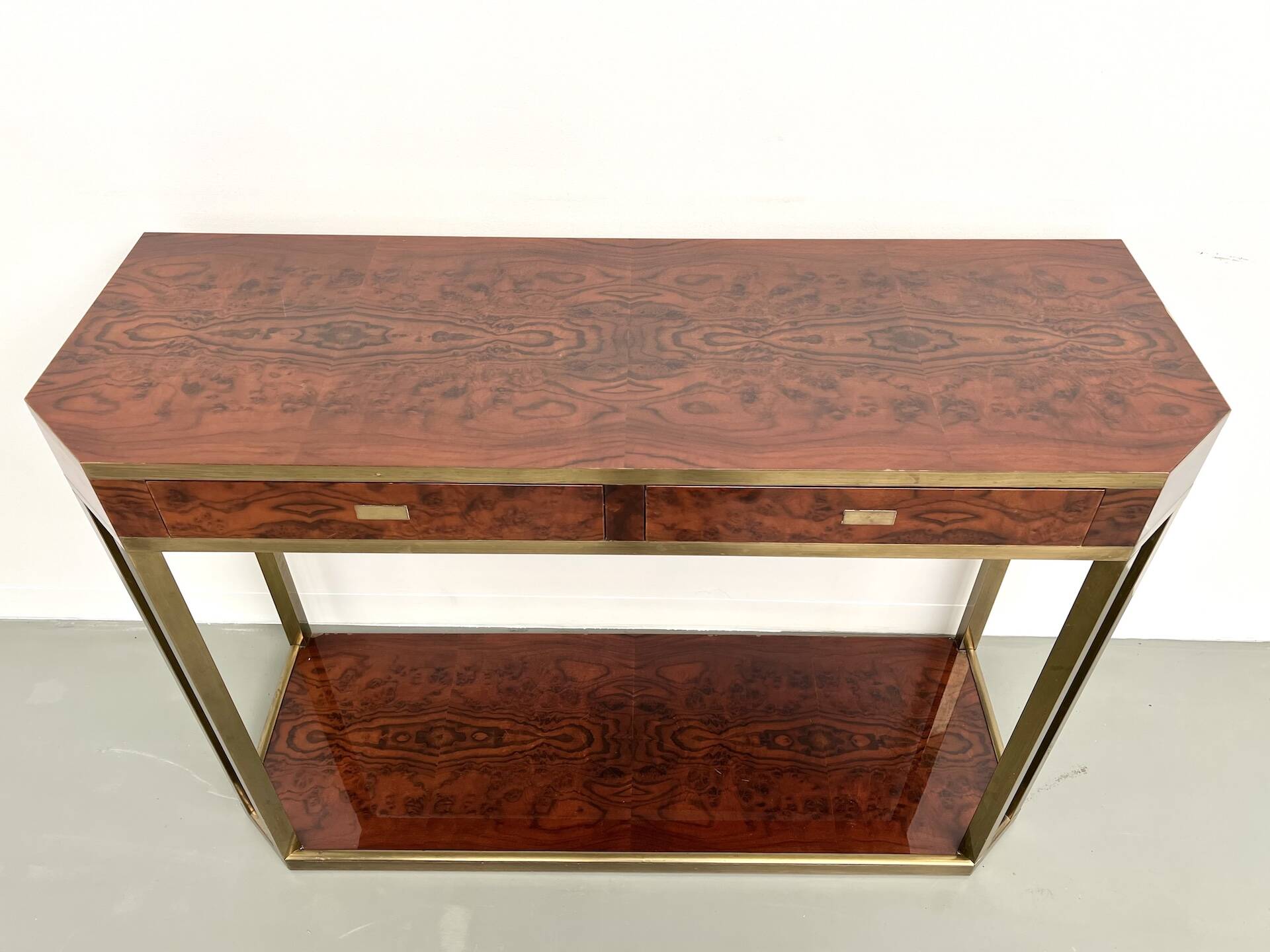 Jean-Claude Mahey lacquered console table