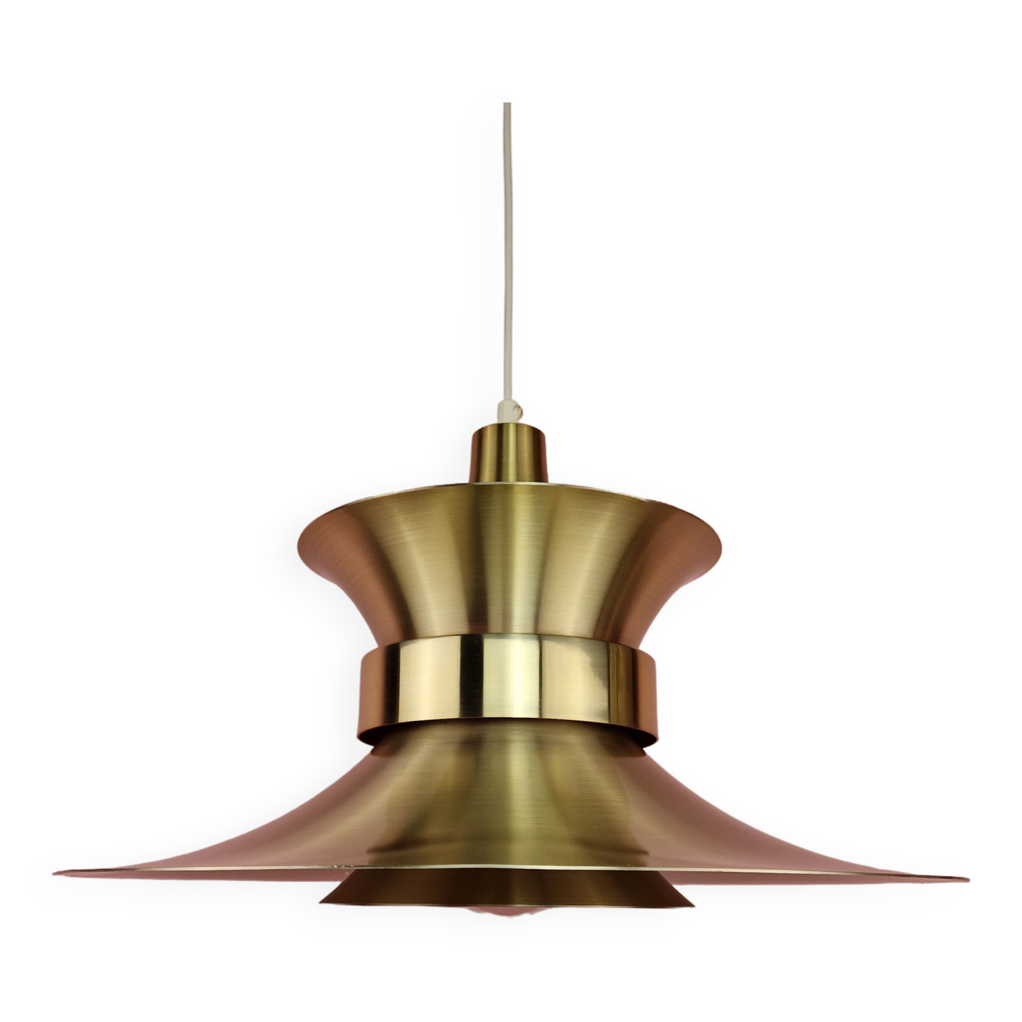 Danish Modern Pendant Lamp by Bent Nordsted for Lyskaer Belysning, 1970s