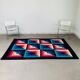 Geometric rug Missoni T&J Vestor model Posada, 1980s