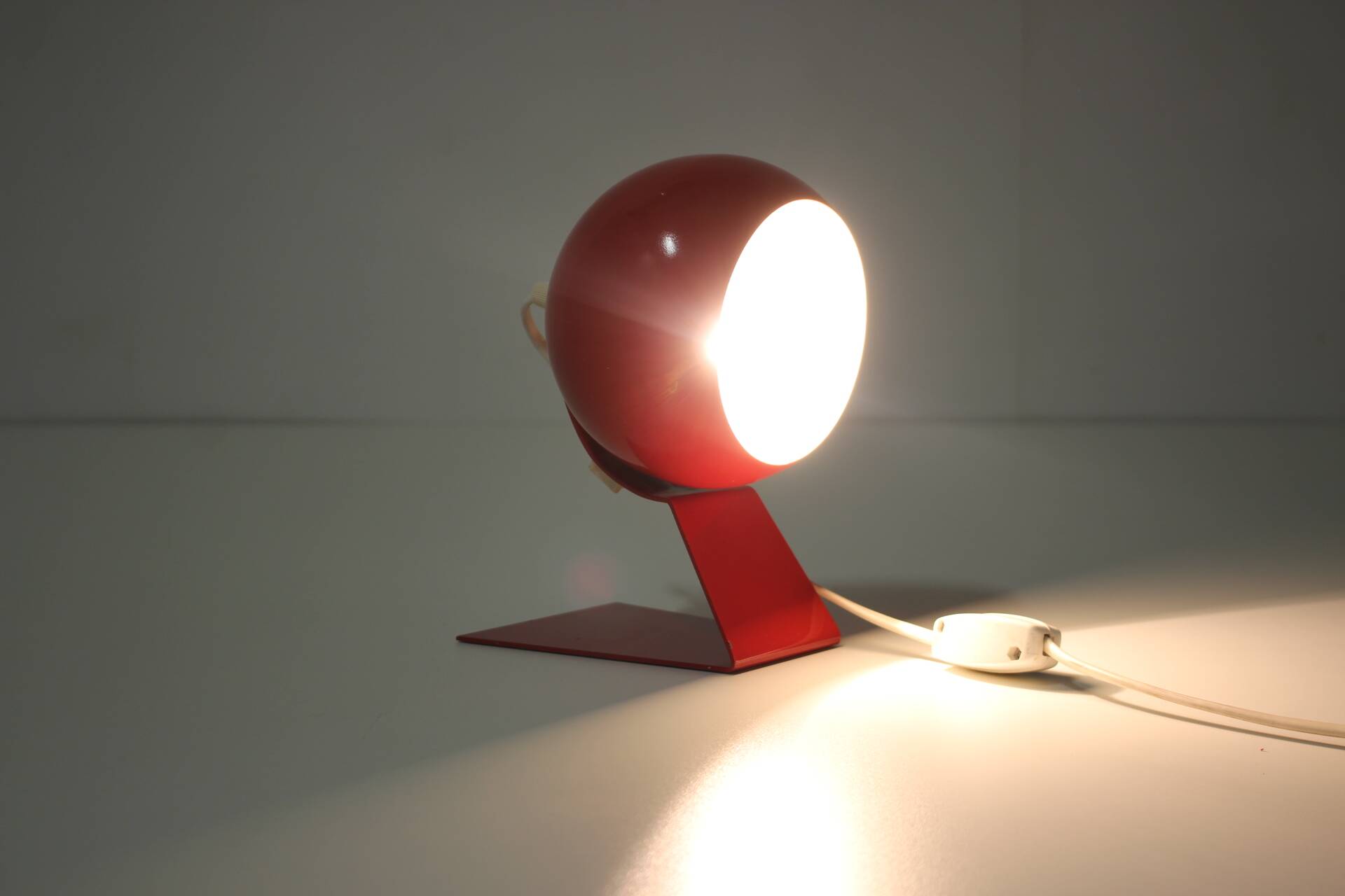 1960s Red Adjustable Table lamp, Germany