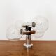 Amazing 1970s Modernist Space Age Bubble Glass Ceiling Lamp by J.T. Kalmar