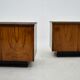 Pair of Midcentury Czechoslovakian Bedside Tables, 1960s